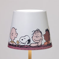 38 Cm Zafferano Poldina X Peanuts Lampada Da Tavolo