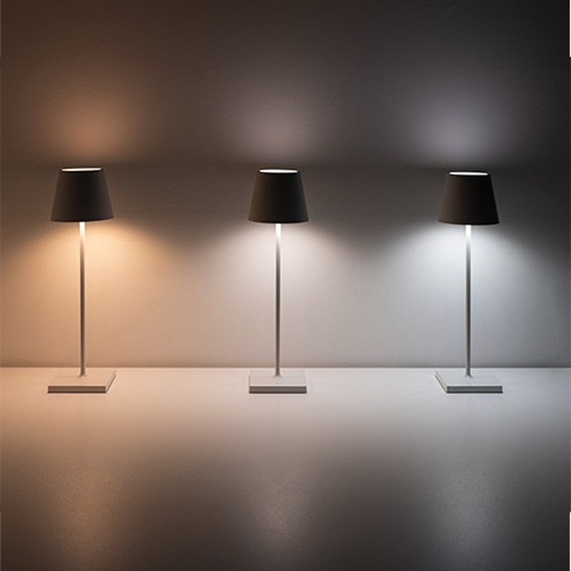 38 Cm Zafferano Poldina Lampada Da Tavolo