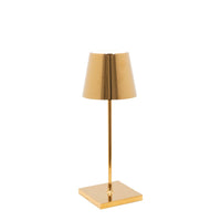 30 Cm Zafferano Poldina Mini Lampada Da Tavolo