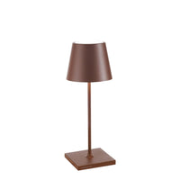 30 Cm Zafferano Poldina Mini Lampada Da Tavolo