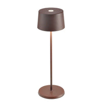 35 Cm Zafferano Olivia Lampada Da Tavolo