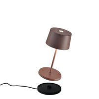 22 Cm Zafferano Olivia Mini Lampada Da Tavolo