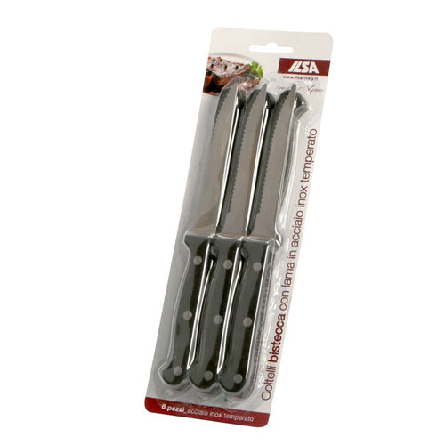 Ilsa Tuttixuno Coltello Bistecca In Acciaio Inox Set 6 Pz