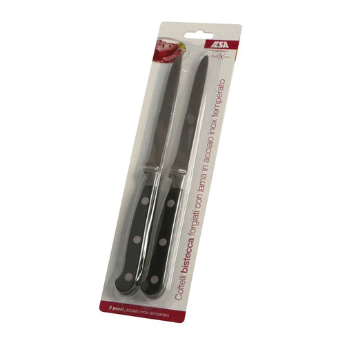 20 5 Cm Ilsa Tuttixuno Coltello Bistecca In Acciaio Inox Set 2 Pz