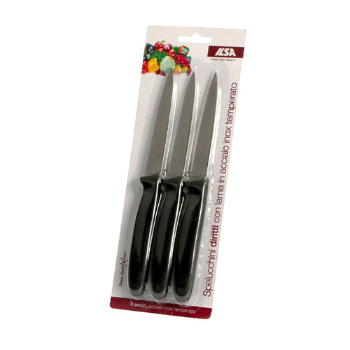 Ilsa Tuttixuno Coltello Spelucchino In Acciaio Inox Set 3 Pz