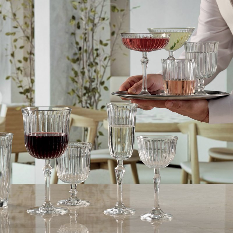 49 Cl Pasabahce Joy Calice Gin Tonic In Vetro Set 4 Pezzi