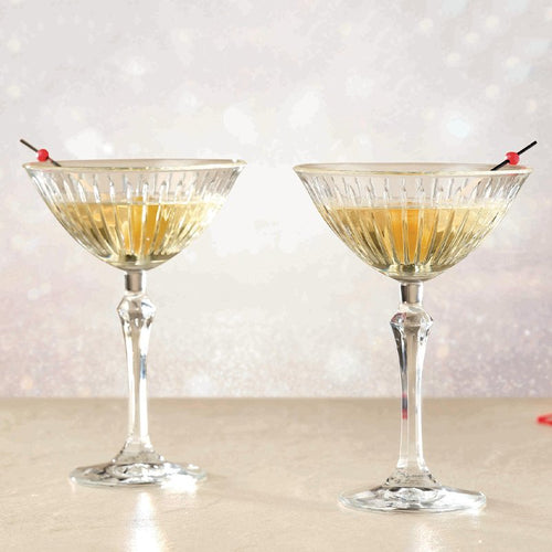 22 Cl Pasabahce Joy Bicchiere Martini In Vetro Set 4 Pezzi