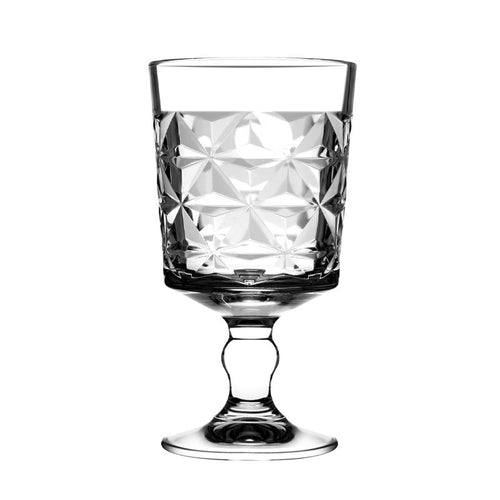 33 Cl Pasabahce Estrella Calice Acqua In Vetro Set 4 Pezzi