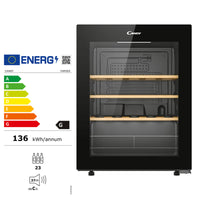 47 5 X 45 6 X H 63 Candy Divino Cantinetta Portabottiglie 23 Bottiglie In Legno