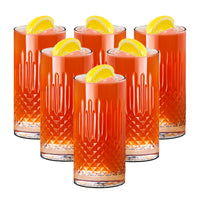 48 Cl Bormioli Luigi Diamante Bicchiere Bibita In Vetro Set 6 Pezzi