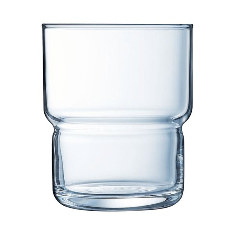 27 Cl Arcoroc Log Bicchiere Bibita In Vetro Set 6 Pezzi