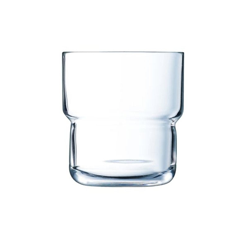 16 Cl Arcoroc Log Bicchiere Bibita In Vetro Set 6 Pezzi
