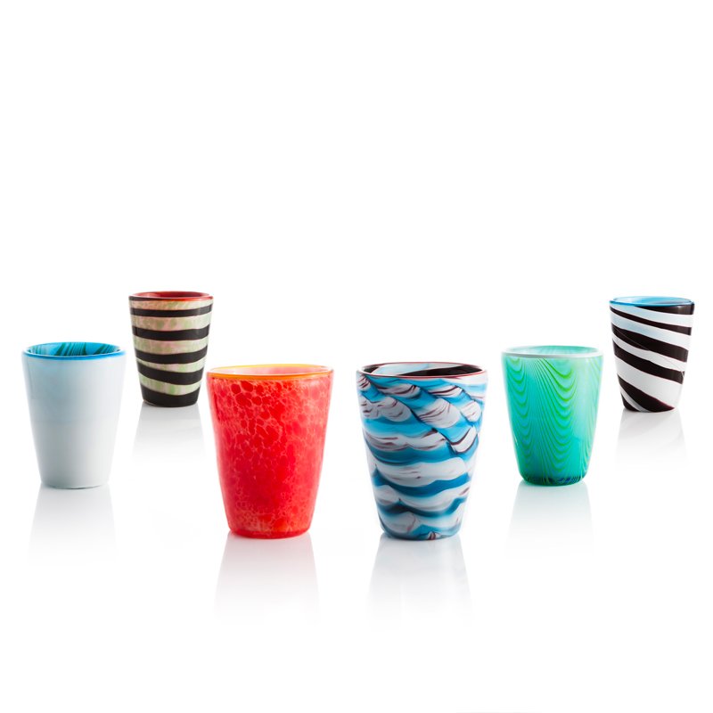 31 Cl Italesse Marea Bicchiere Acqua In Vetro Set 6 Pezzi