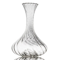 150 cl - Italesse Vertigo Decanter Vino In Vetro Cristallino Con Stopper AcrilicoTrasparente