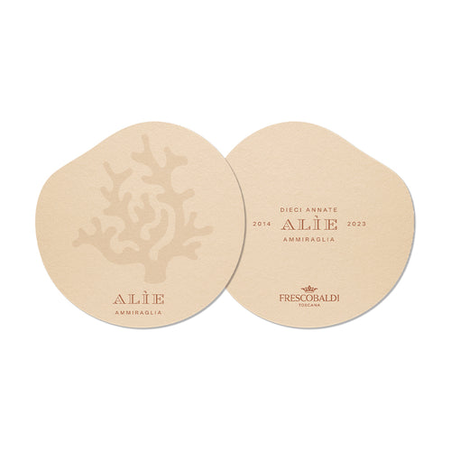 Cantina Frescobaldi Alie 10 Annate Sottobicchiere Set 6 Pz