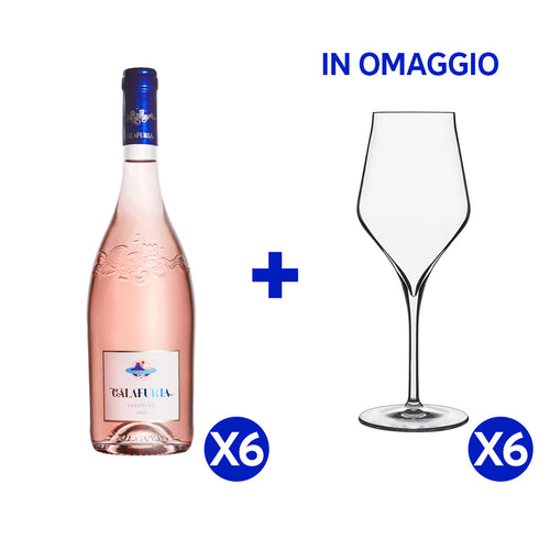 Tormaresca Salento Igt 2023 Cantina Tormaresca Set 6 Bottiglie 6 Calici