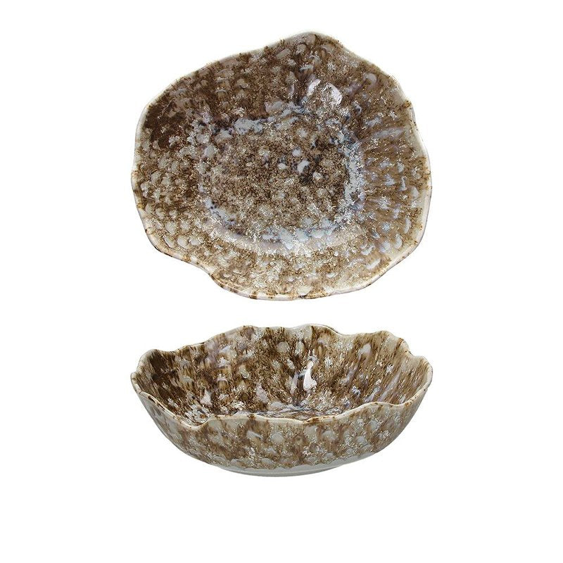 23X20 Cm Tognana Reef Piatto Fondo In Porcellana Set 6 Pz