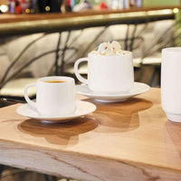 15 5 Cm Arcoroc Intensity Piattino Tazza Cappuccino In Vetro Opale