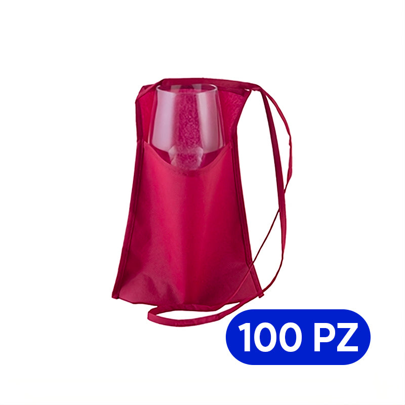 Shoulder Strap Tasting Goblet In TNT - Set 100 Pz