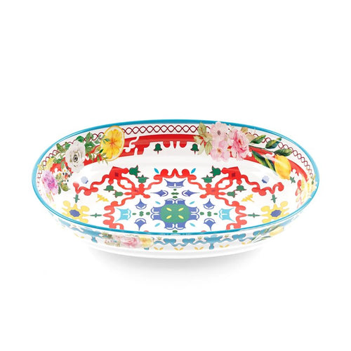 32 5X23 Cm Guzzini Flower And Lemon Coppa In Melamina Set 2 Pz