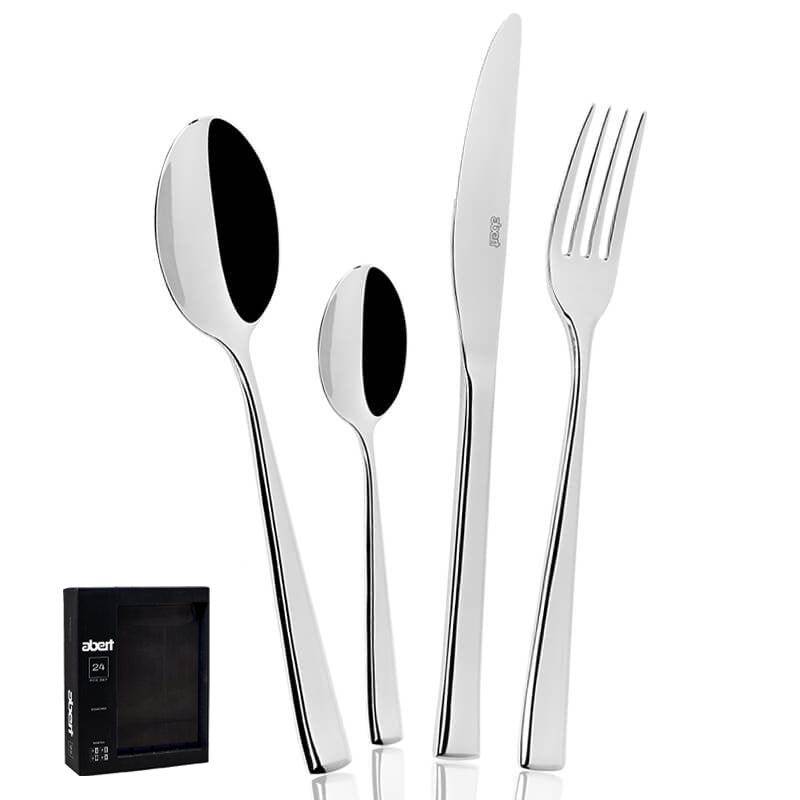 Abert Dream Servizio Posate In Acciaio Inox Forgiato Set 24 Pz