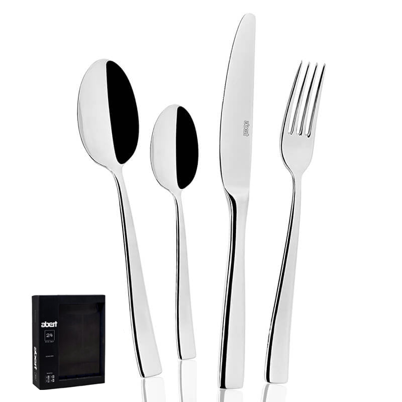 Abert Marea Servizio Posate In Acciaio Inox Set 24 Pz