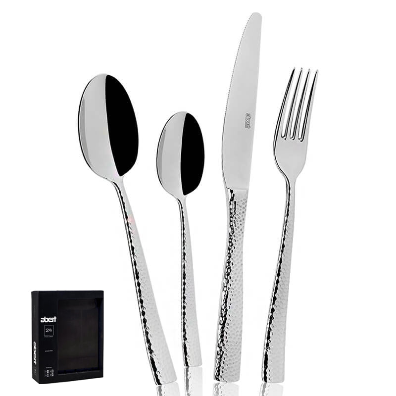 Abert Rinascimento Servizio Posate In Acciaio Inox Set 24 Pz
