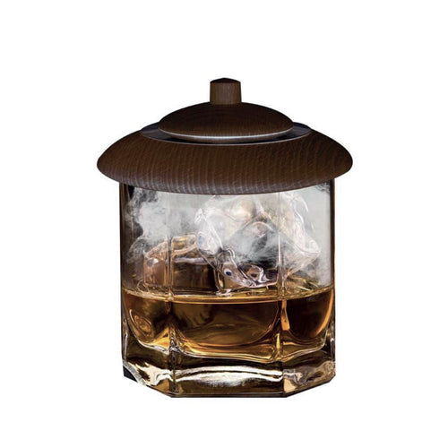 Bisetti Whisky Smoker Affumicatore In Legno Con Filtro In Acciaio