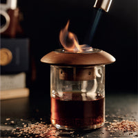 Bisetti Whisky Smoker Affumicatore In Legno Con Filtro In Acciaio
