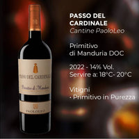 Passo Del Cardinale Primitivo Di Manduria Doc 2022 Cantina Paololeo