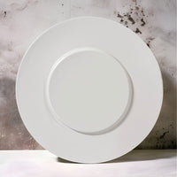 30 6 Cm Essentia Magnesium Podium Piatto Presentazione Rotondo In Porcellana Set 2 Pz