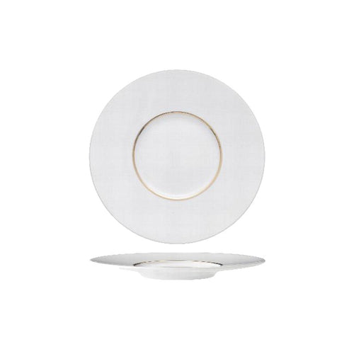 17 Cm Essentia Ligne D Or Piatto Pane In Porcellana Set 6 Pz