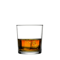 38 Cl Pasabahce Bistro Bar Bicchiere Whisky In Vetro Temperato Set 12 Pezzi