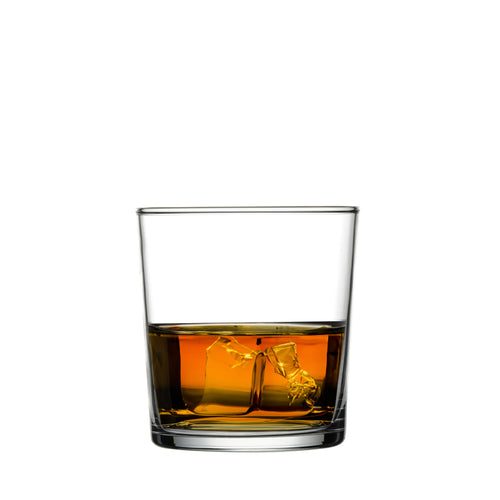 38 Cl Pasabahce Bistro Bar Bicchiere Whisky In Vetro Temperato Set 12 Pezzi