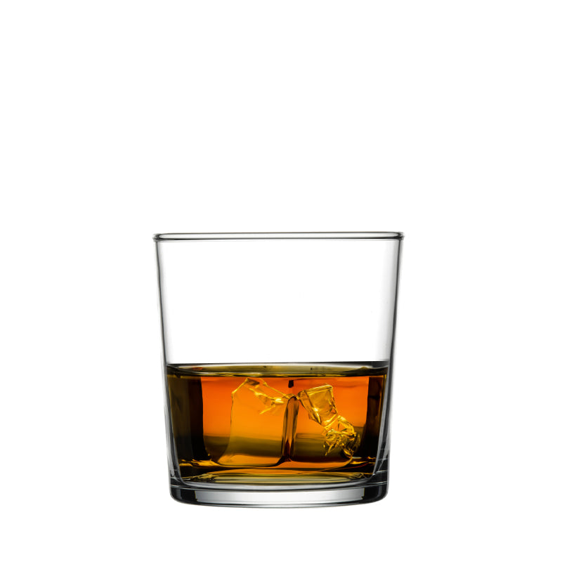38 Cl Pasabahce Bistro Bar Bicchiere Whisky In Vetro Temperato Set 12 Pezzi