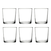 38 Cl Pasabahce Bistro Bar Bicchiere Whisky In Vetro Temperato Set 12 Pezzi