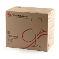 44 5 Cl Pasabahce Palomino Calice Vino Rosso In Vetro Temperato Set 6 Pezzi