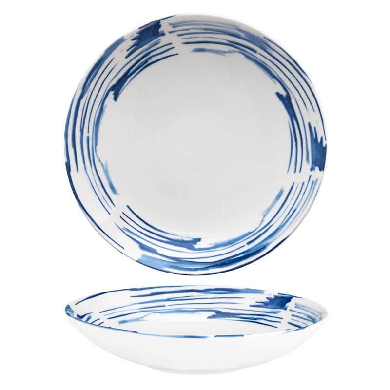25 Cm Tognana Seaside Piatto Fondo In Porcellana Set 6 Pz