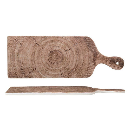 Tagliere Rettangolare In Porcellana Effetto Legno Set 4 Pz