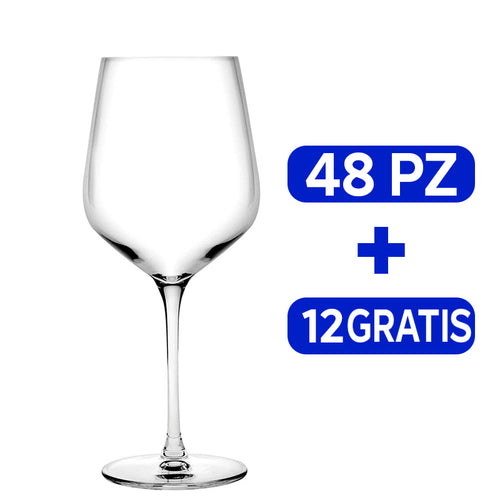 44 Cl Nude Refine Calice Vino Multiuso In Vetro Set 60 Pezzi