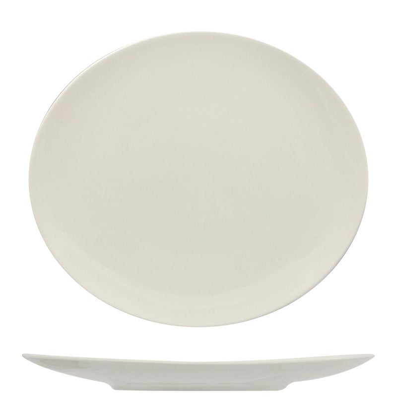 30 Cm Ariane Prime Piatto Vassoio Rotondo In Porcellana Set 6 Pz