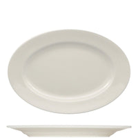 38X26 5 Cm Ariane Prime Piatto Vassoio Ovale In Porcellana Set 6 Pz