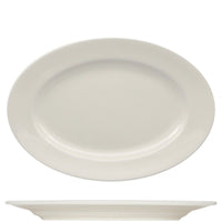 45X31 5 Cm Ariane Prime Piatto Vassoio Ovale In Porcellana Set 3 Pz