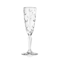 16 Cl Rcr Lady Diamond Calice Flute In Vetro Set 6 Pezzi