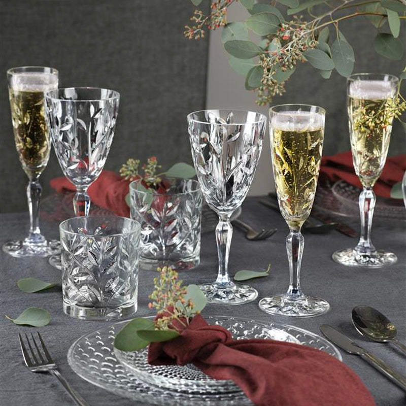 28 Cl Rcr Laurus Calice Vino Rosso In Vetro Set 6 Pezzi