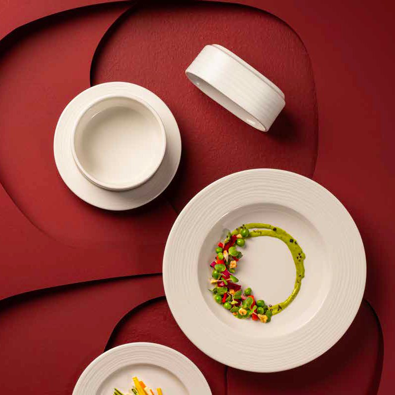 16 Cm Ariane Eclipse Coppa In Porcellana Set 8 Pz