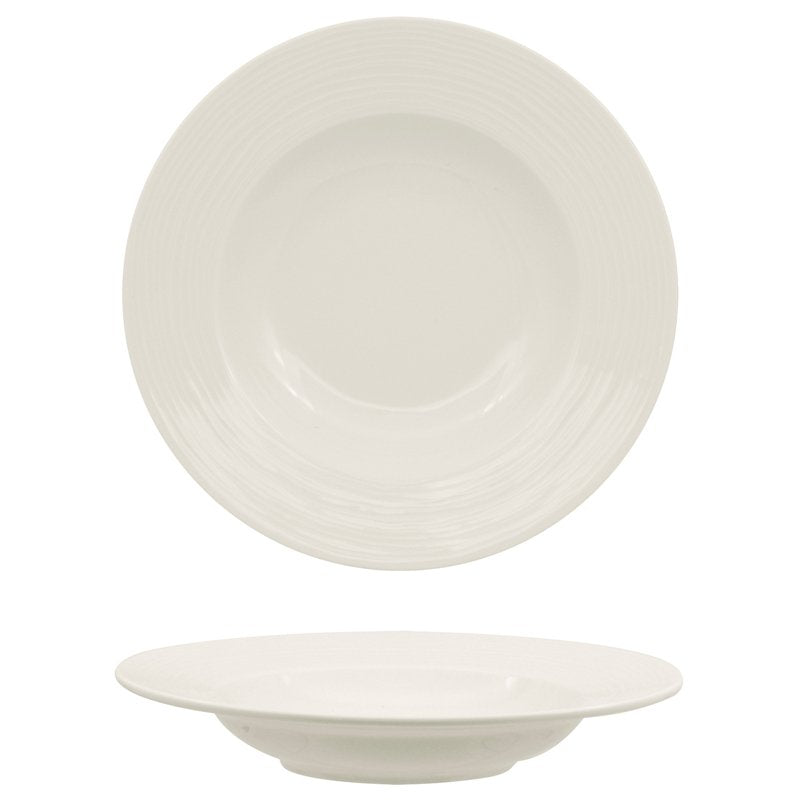 30 Cm Ariane Eclipse Piatto Pasta In Porcellana Set 6 Pz