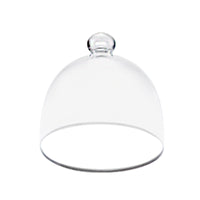 16 Cm Crackle Cloche In Vetro