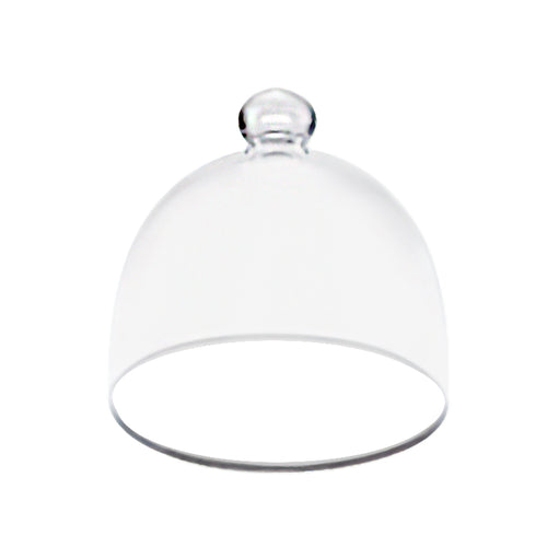 16 Cm Crackle Cloche In Vetro