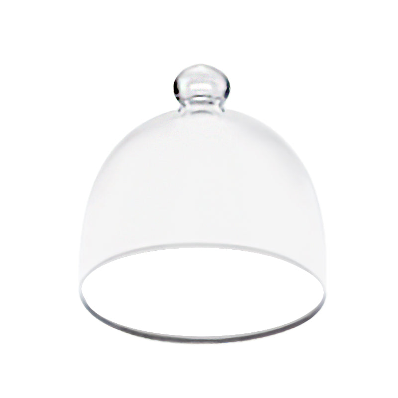 16 Cm Crackle Cloche In Vetro